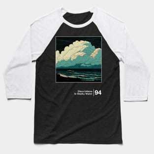Disco Inferno - Minimalist Graphic Artwork Design Baseball T-Shirt